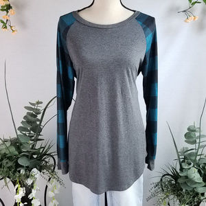 NEW!! Jersey Knit Baseball Style Top